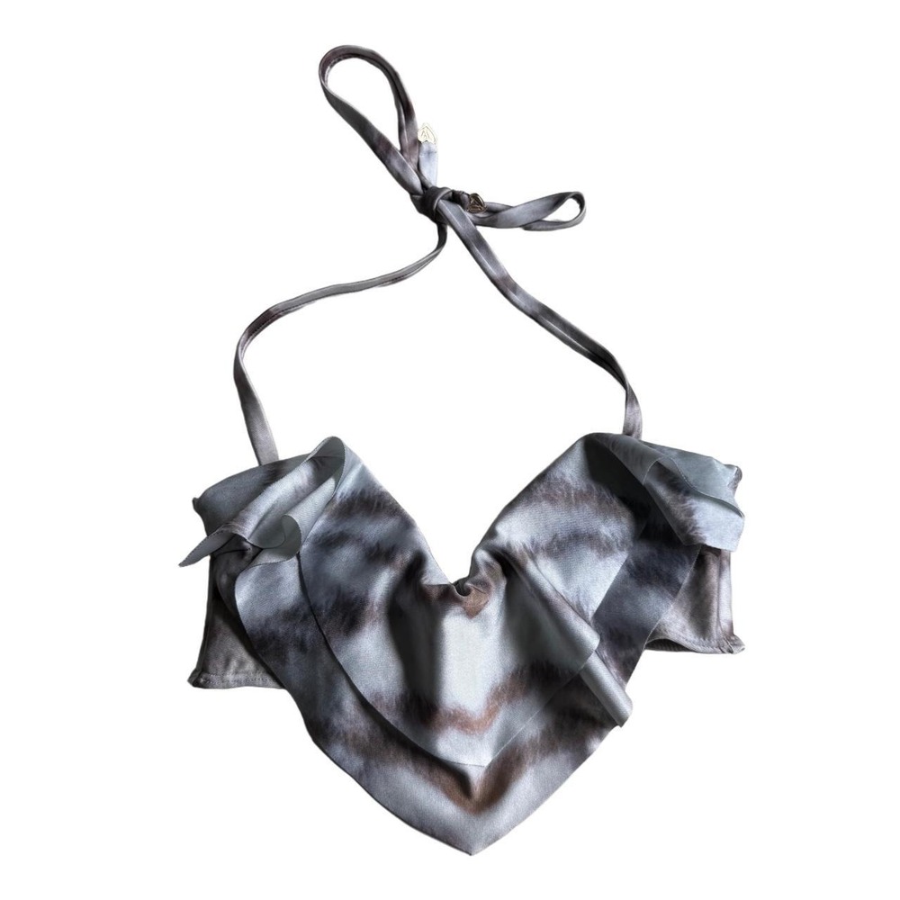 Wildfox Swim  - Grey Tie Dye Top